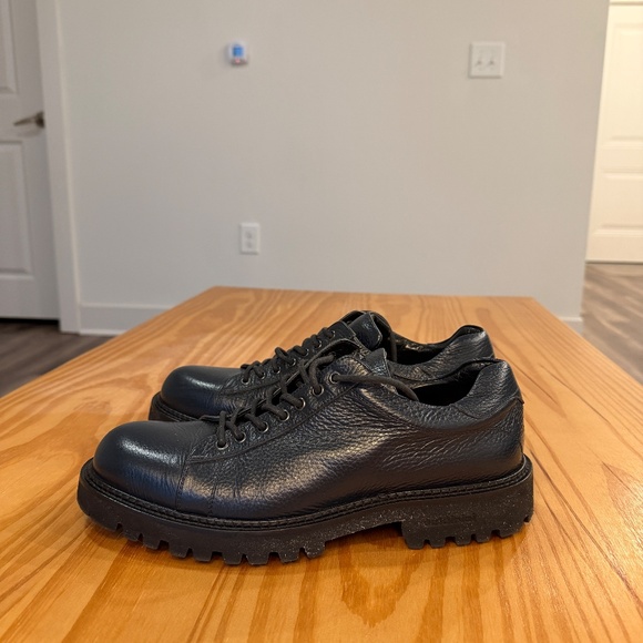 BALDININI made in Italy MEN'S DEEP BLUE LEATHER BOOTIE eu sz 42 - Picture 2 of 7